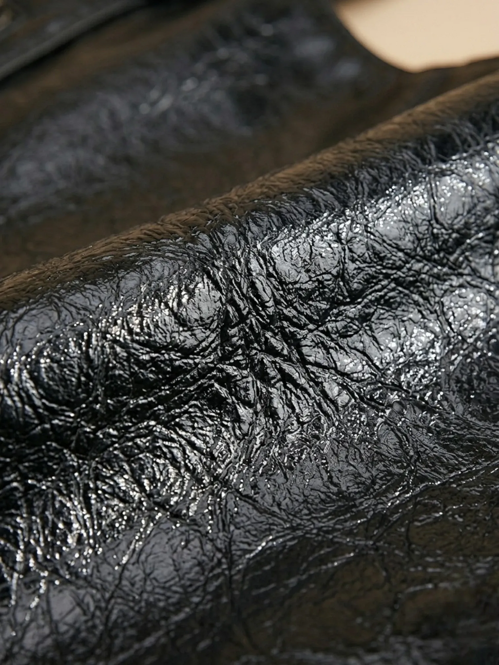 Épaulière de Cours en Simili Cuir Noir