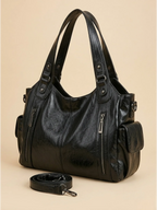 Épaulière de Cours en Simili Cuir Noir