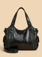 Épaulière de Cours en Simili Cuir Noir