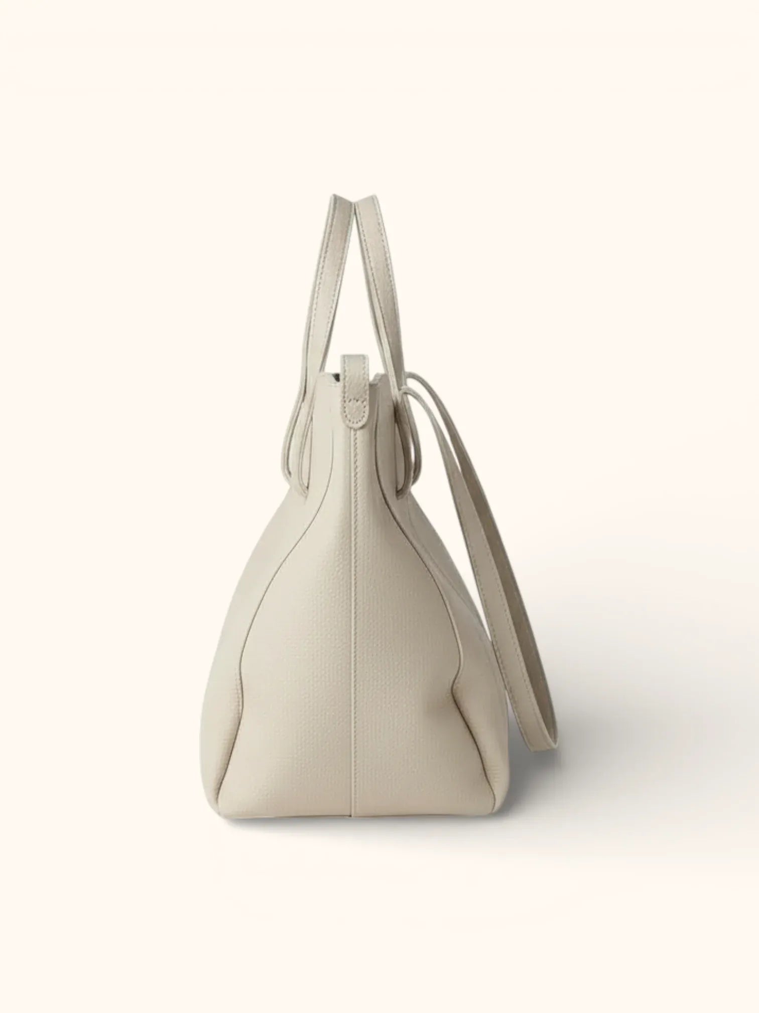 Grand Cabas en Cuir Vegan Blanc