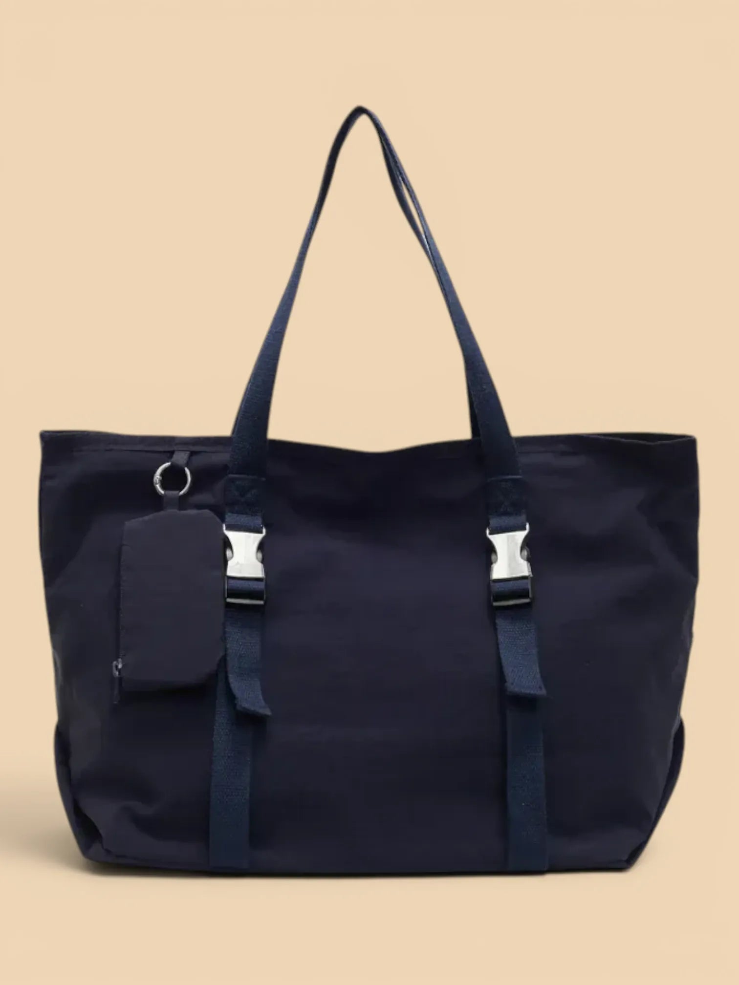 Grand Sac Cabas de Cours en Nylon Clipser Bleu
