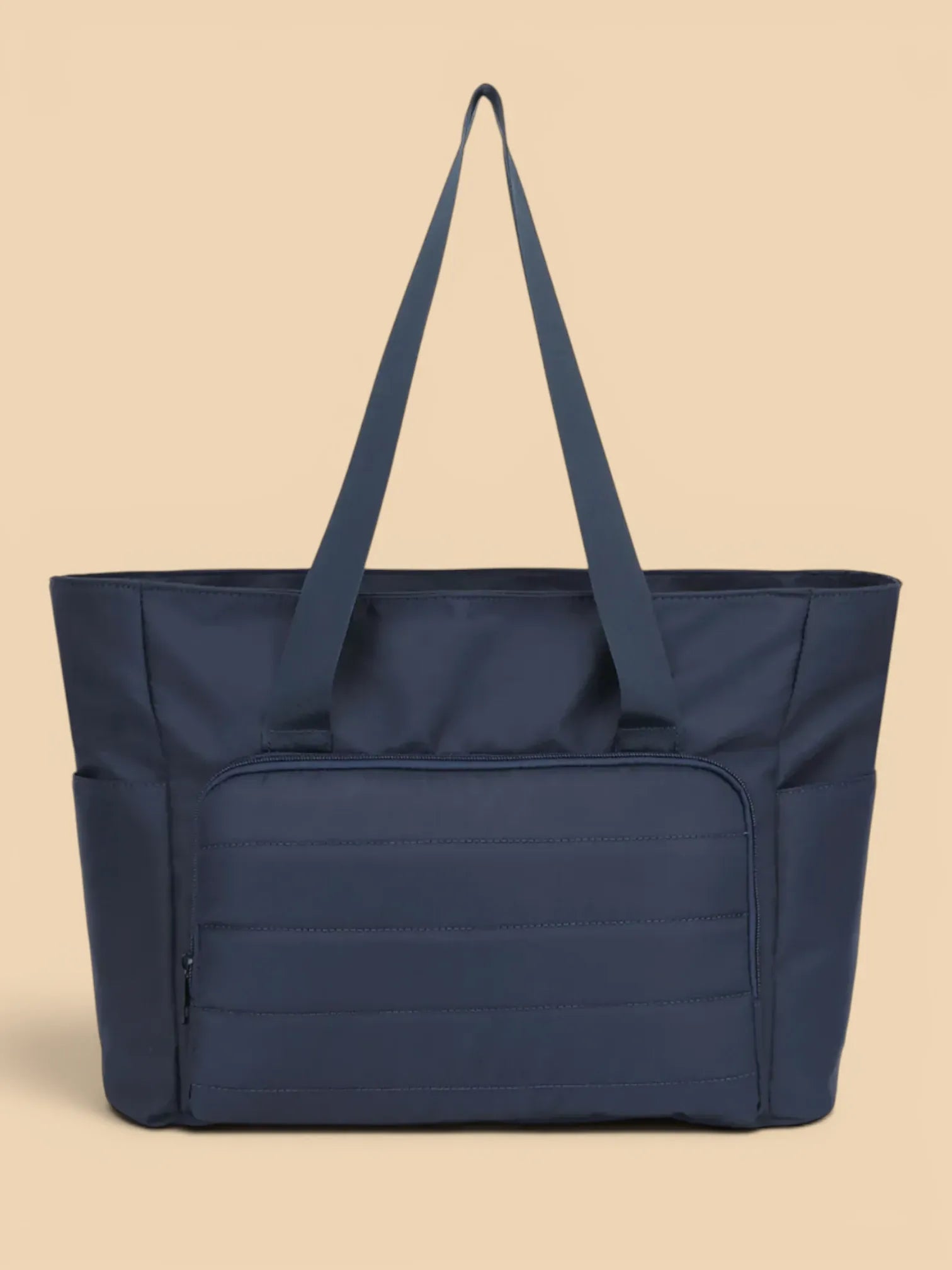 Grand Sac Cabas en Nylon Bleu