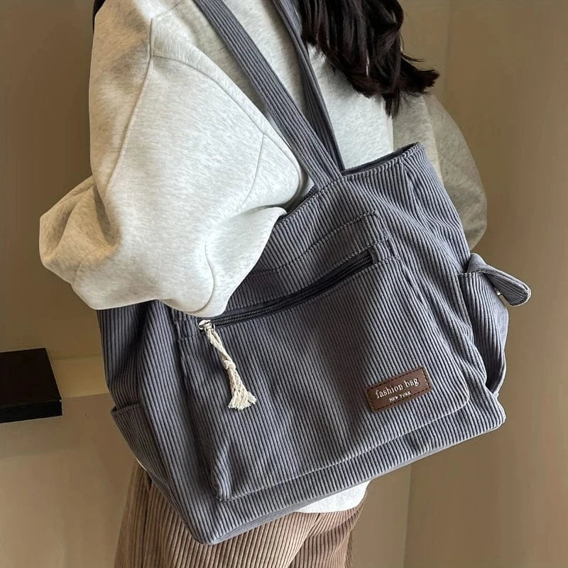 Grand Sac Cabas en Velours