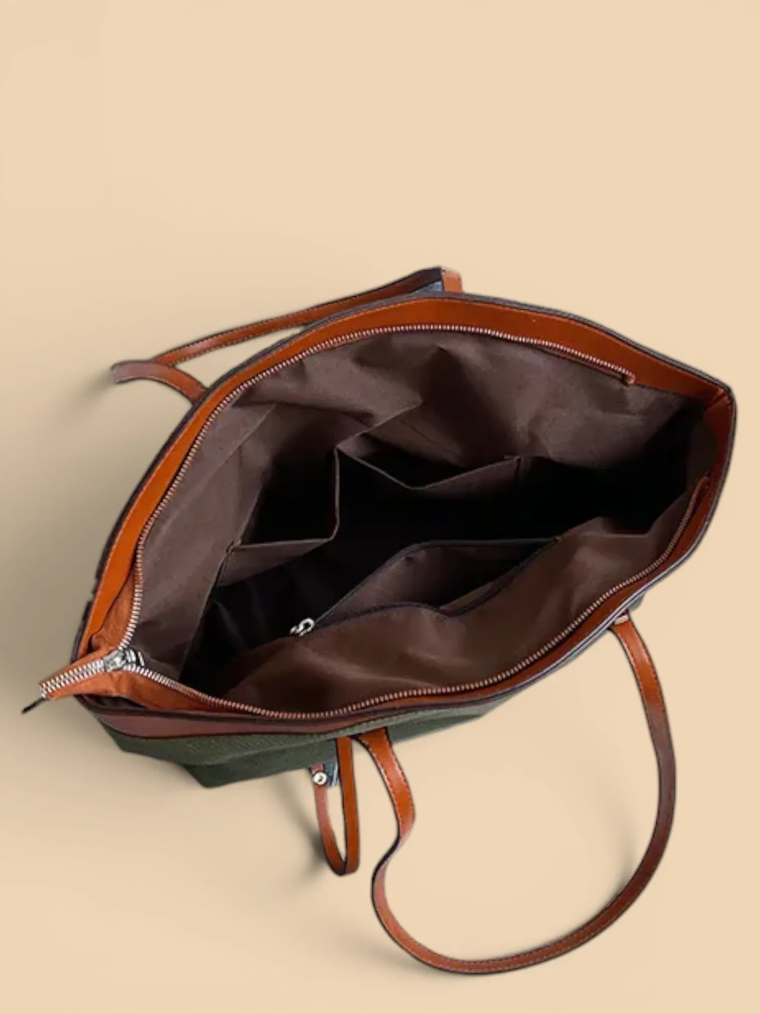 Grand Sac Cabas Urbain en Nylon Zippé