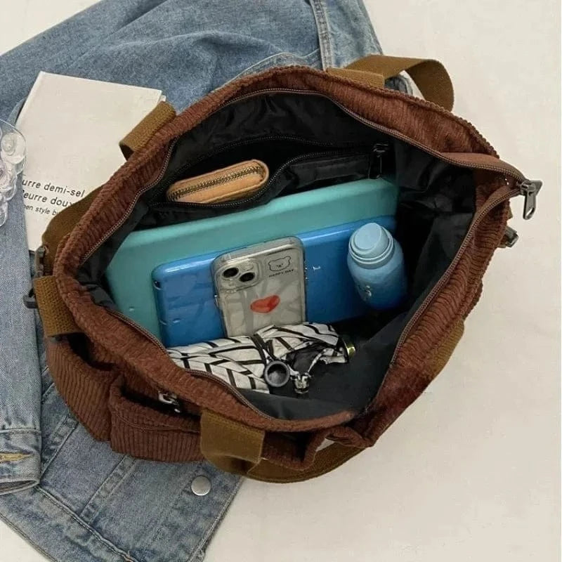 Grand Sac de Cour en Velours