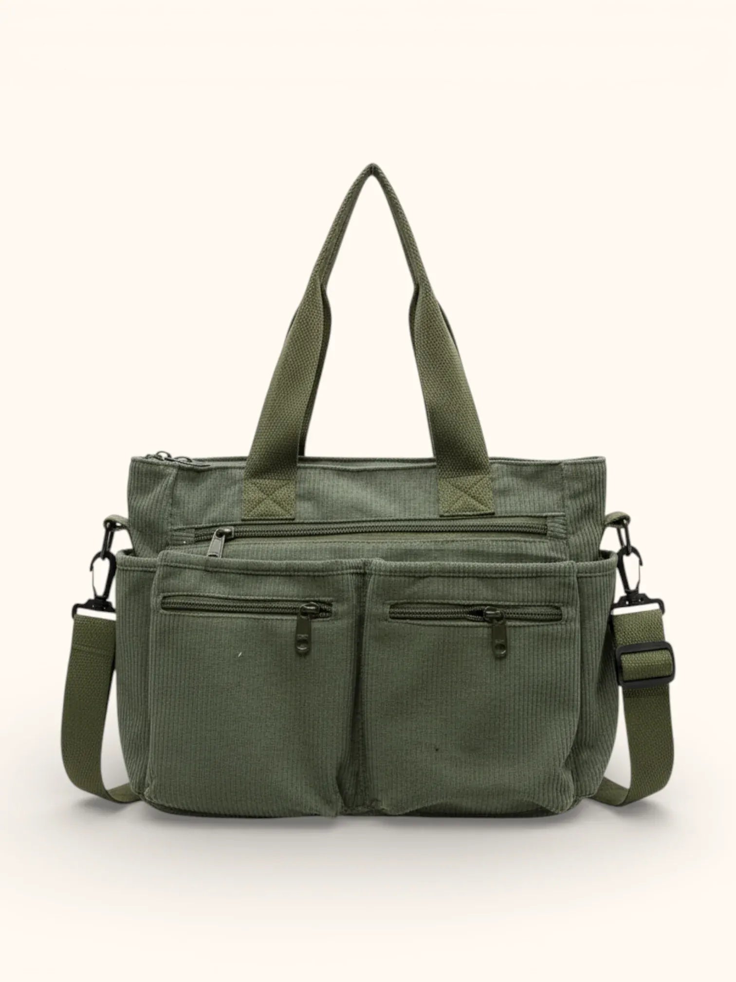 Grand Sac de Cour en Velours Vert