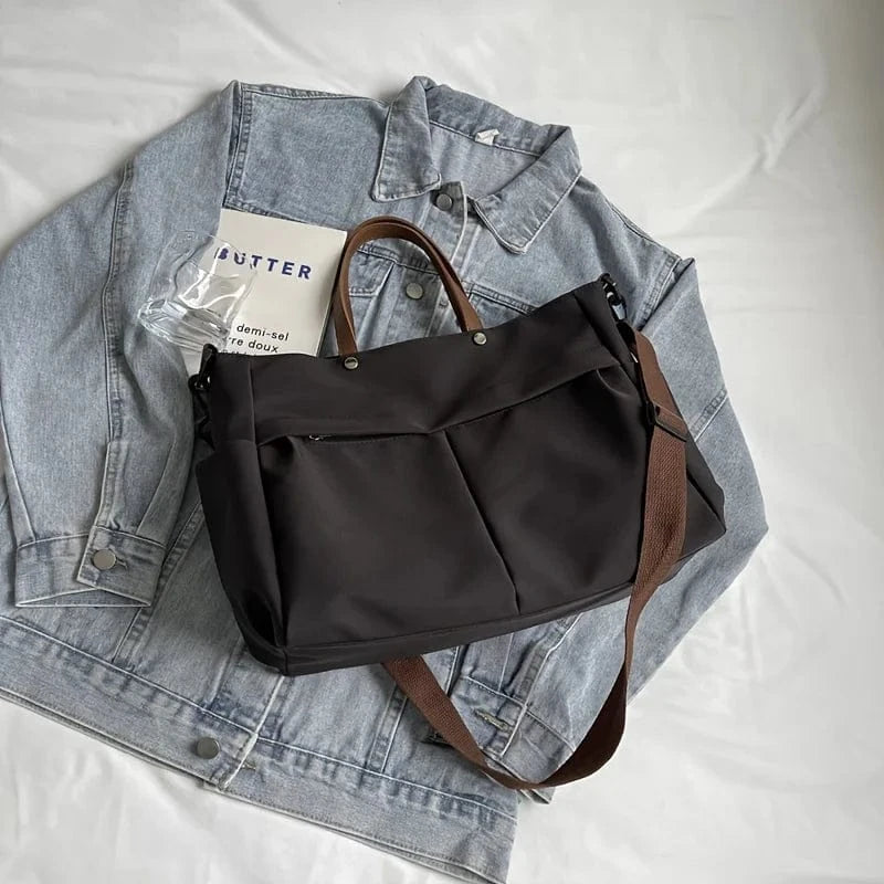 Grand Sac de Cours Cabas Noir