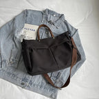 Grand Sac de Cours Cabas Noir