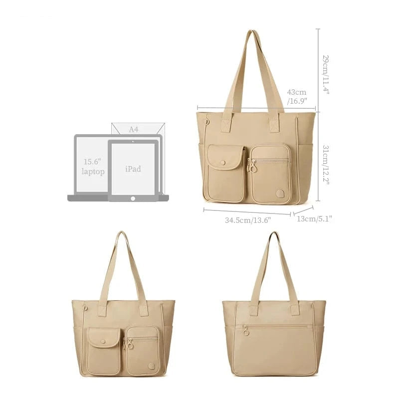 Grand Sac de Cours en Toile