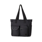Grand Sac de Cours en Toile Noir