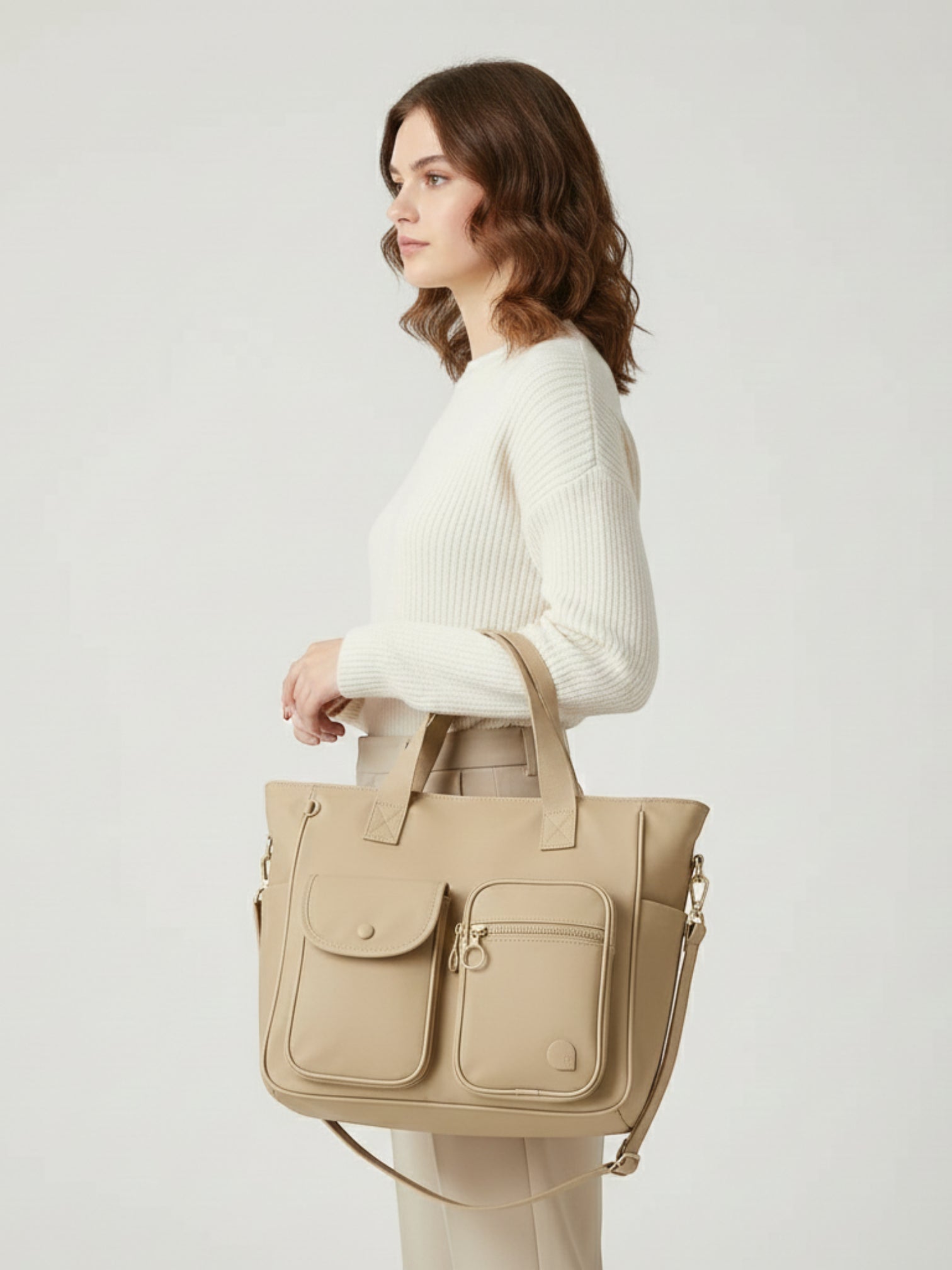 Grand Sac de Cours en Toile