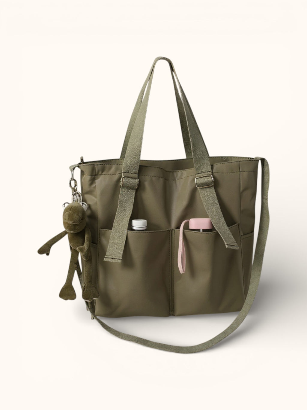 Sac de Cours en Toile avec sa Grenouille