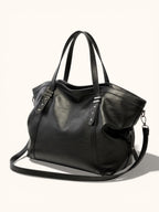 Sac de Cours Vintage en Simili Cuir Marron