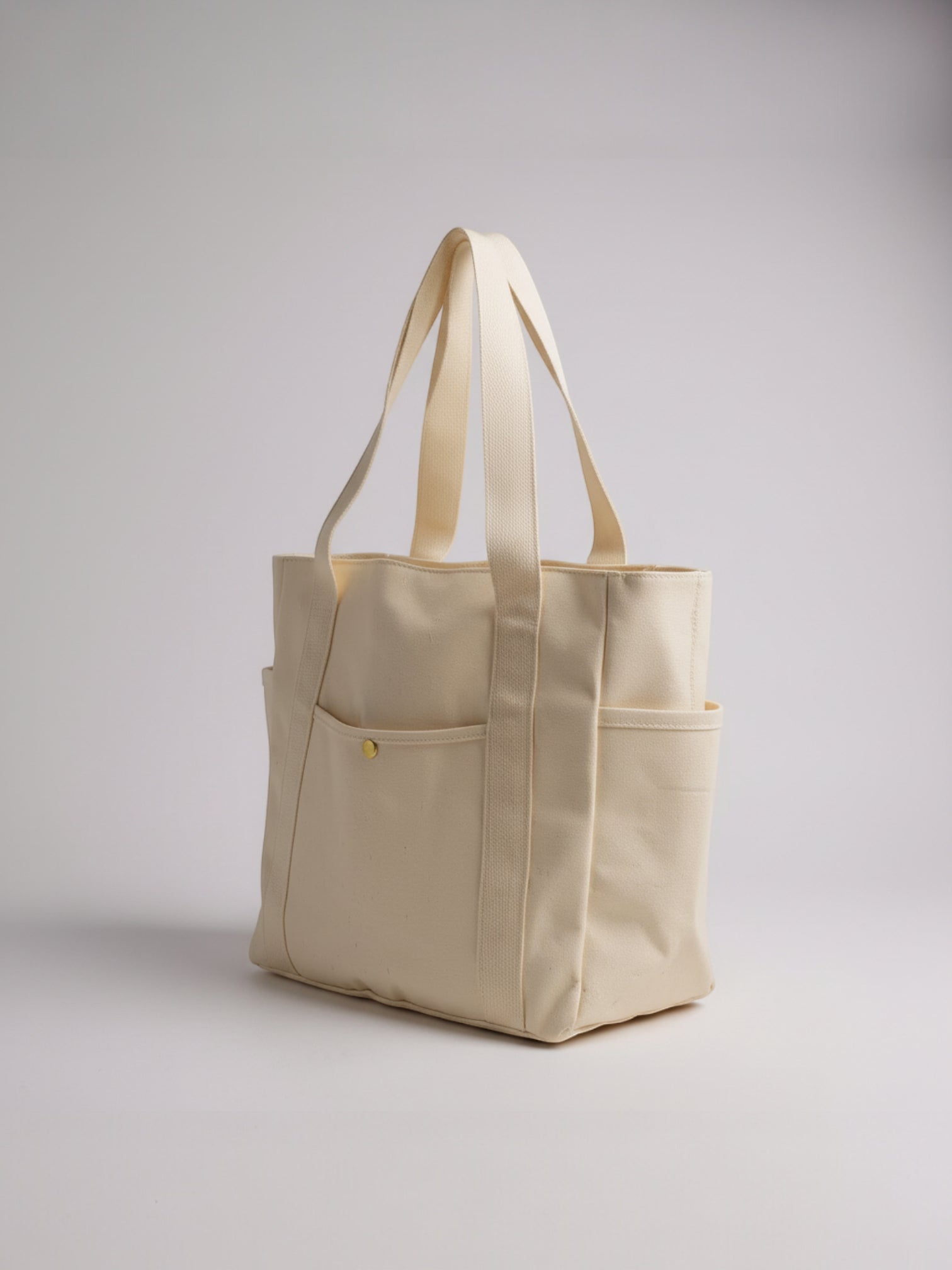 Tote Bag de Cours en Toile avec Rangement