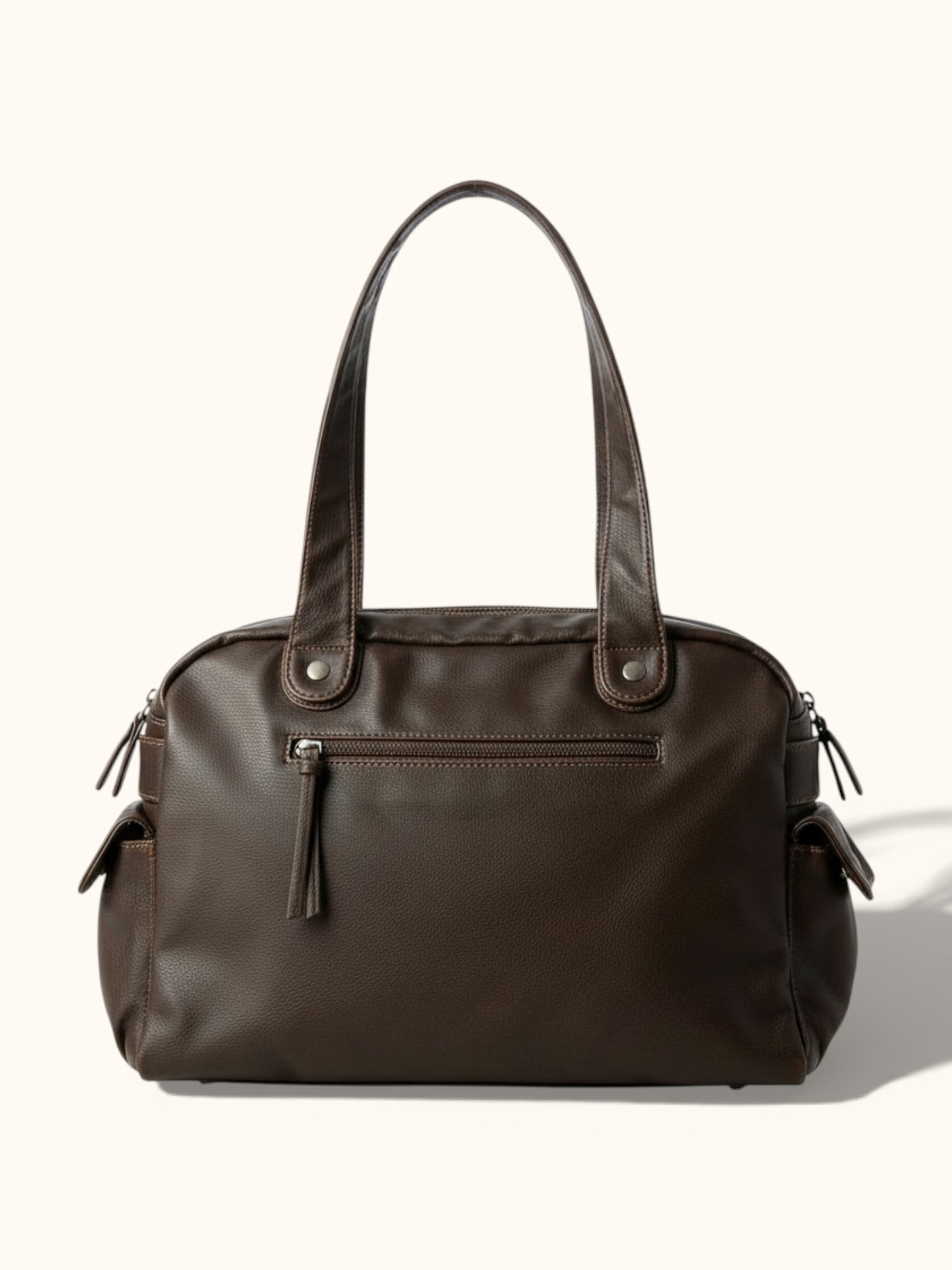 Sac Bandoulière de Cours en Simili Vintage