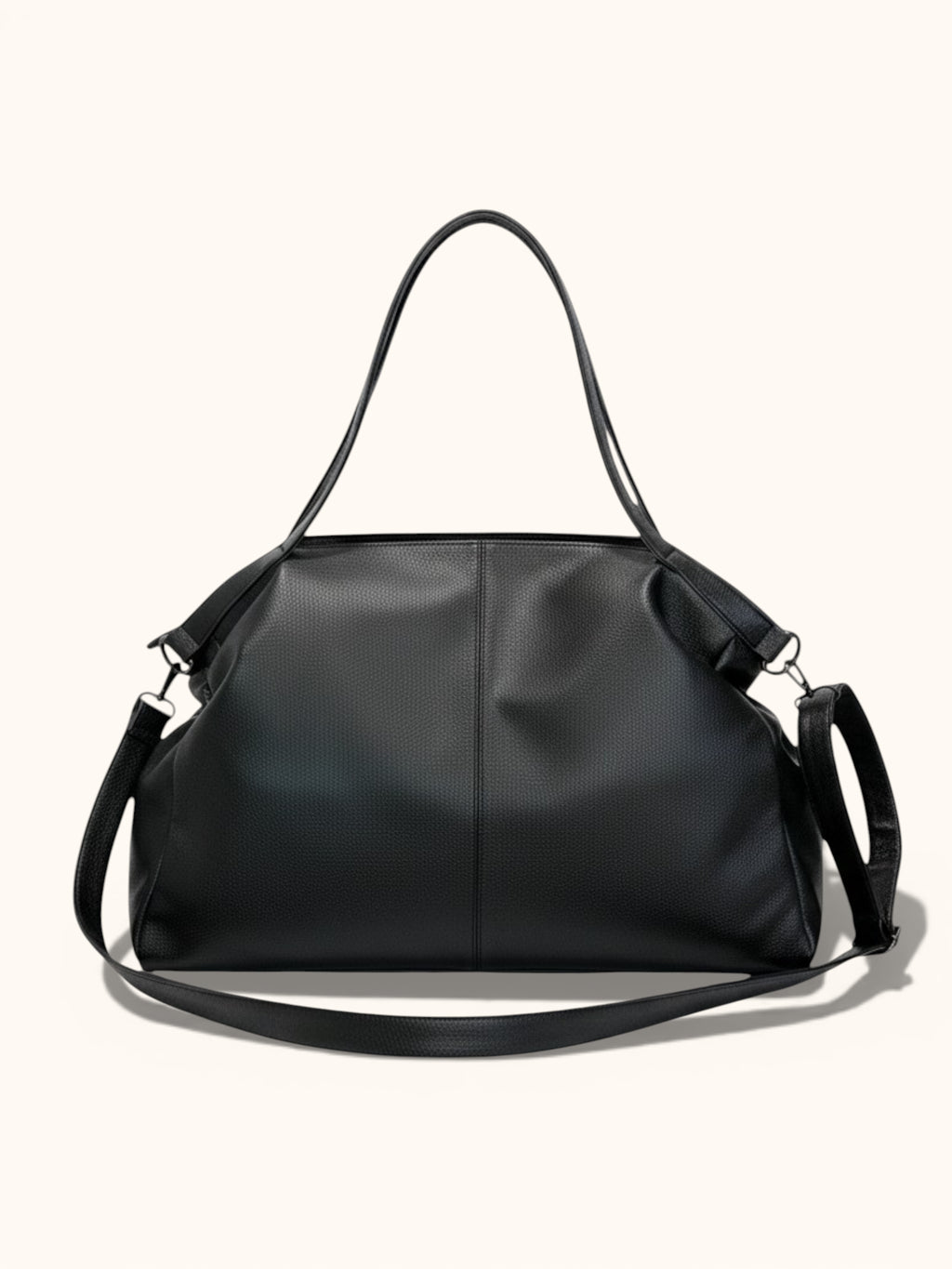 Cabas de Cours en Cuir Vegan Zipper