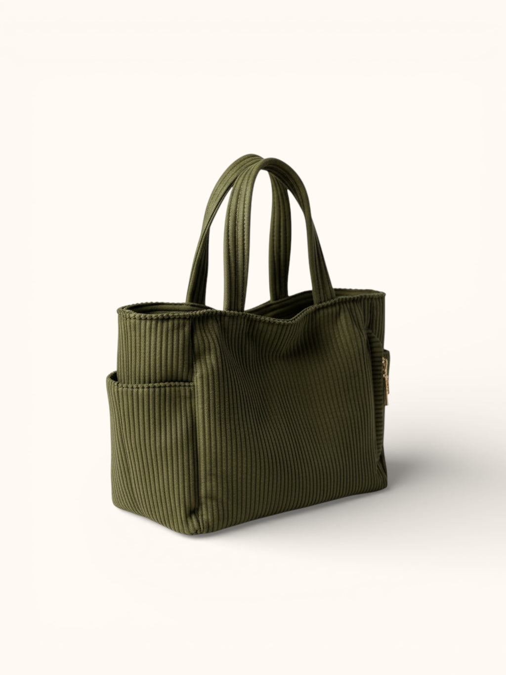 Sac cabas velours côtelé épaisse