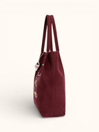 Tote Bag de Cours Ourson en Velours
