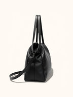 Cabas de Cours en Cuir Vegan Zipper