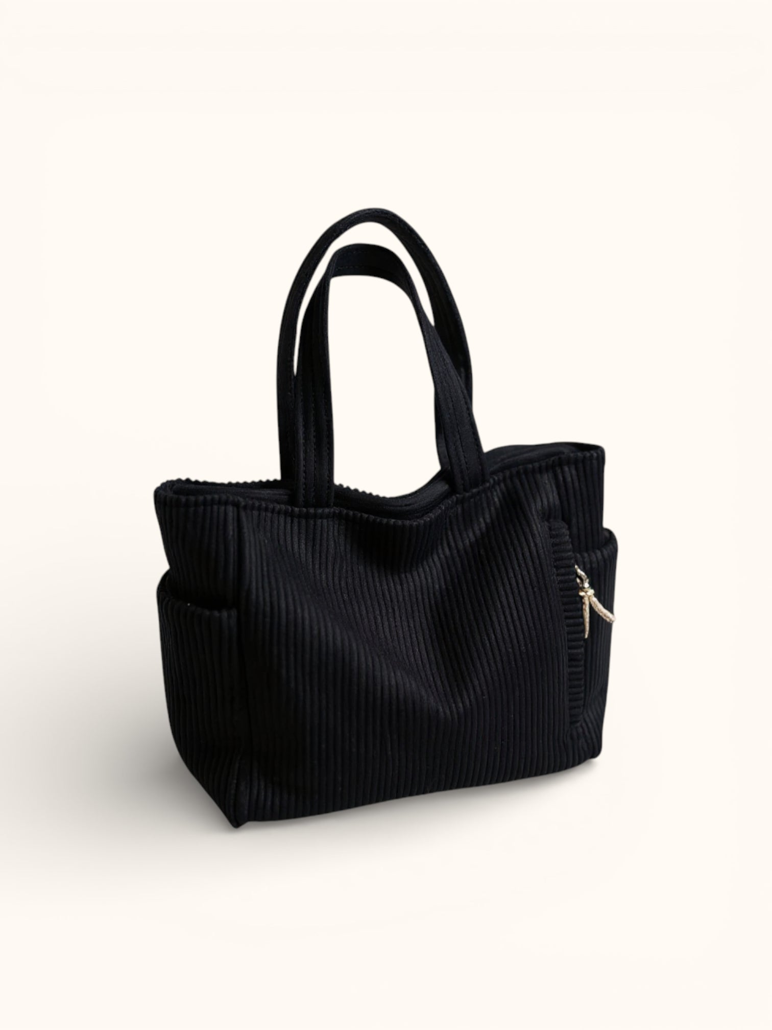 Sac cabas velours côtelé épaisse