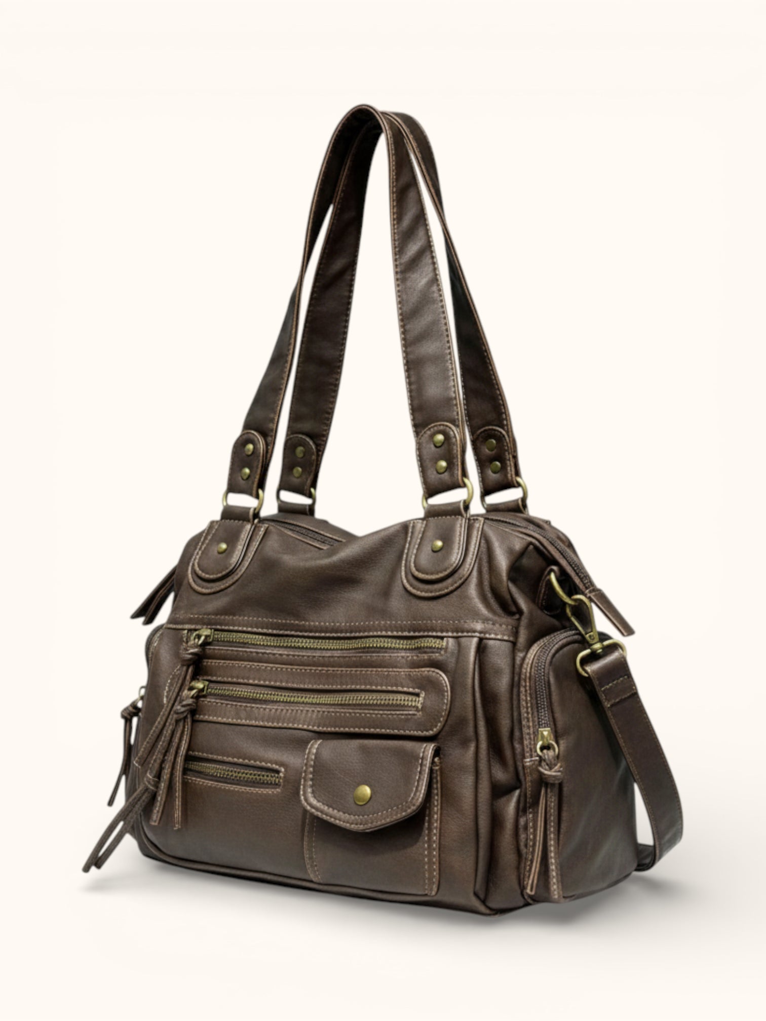 Sac de Cours en Simili cuir avec Rangement