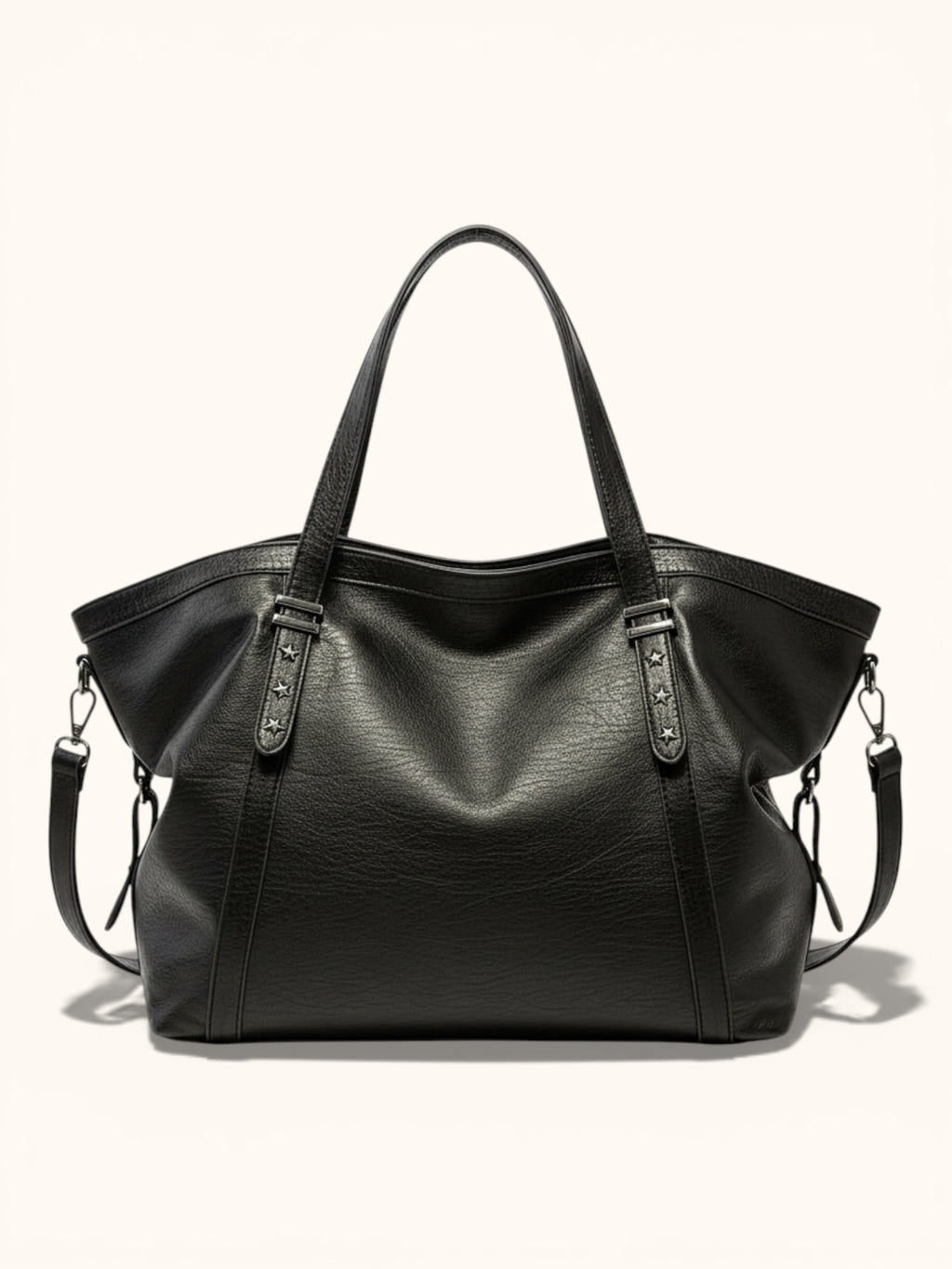 Sac de Cours Vintage en Simili Cuir Marron