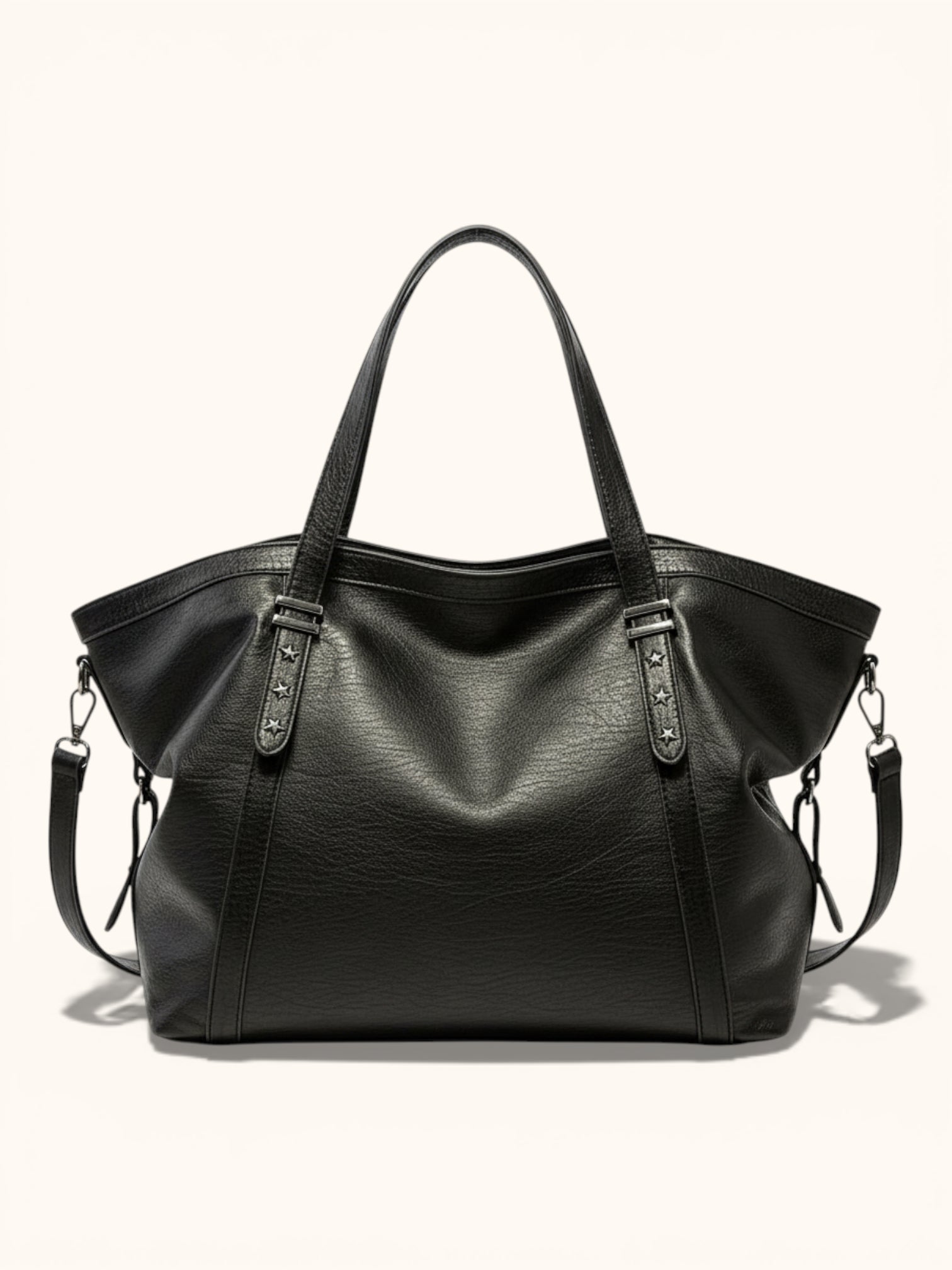 Sac de Cours Vintage en Simili Cuir Marron