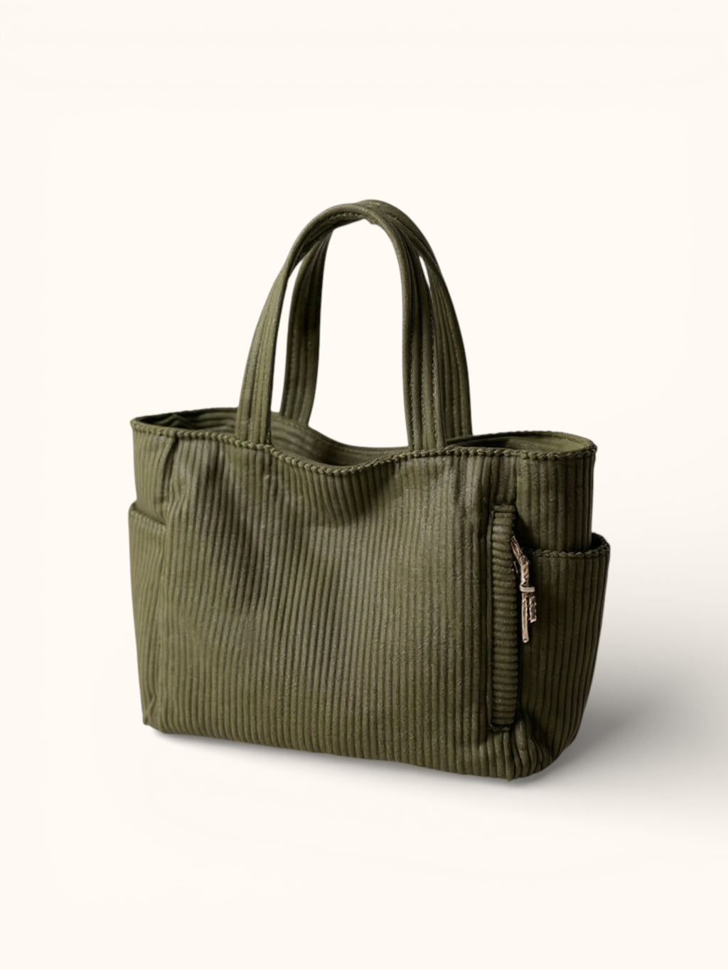 Sac cabas velours côtelé épaisse