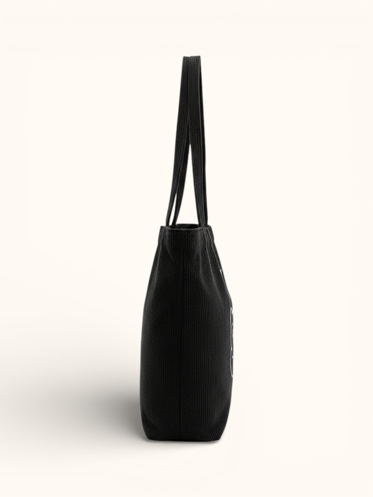 Tote Bag de Cours Ourson en Velours