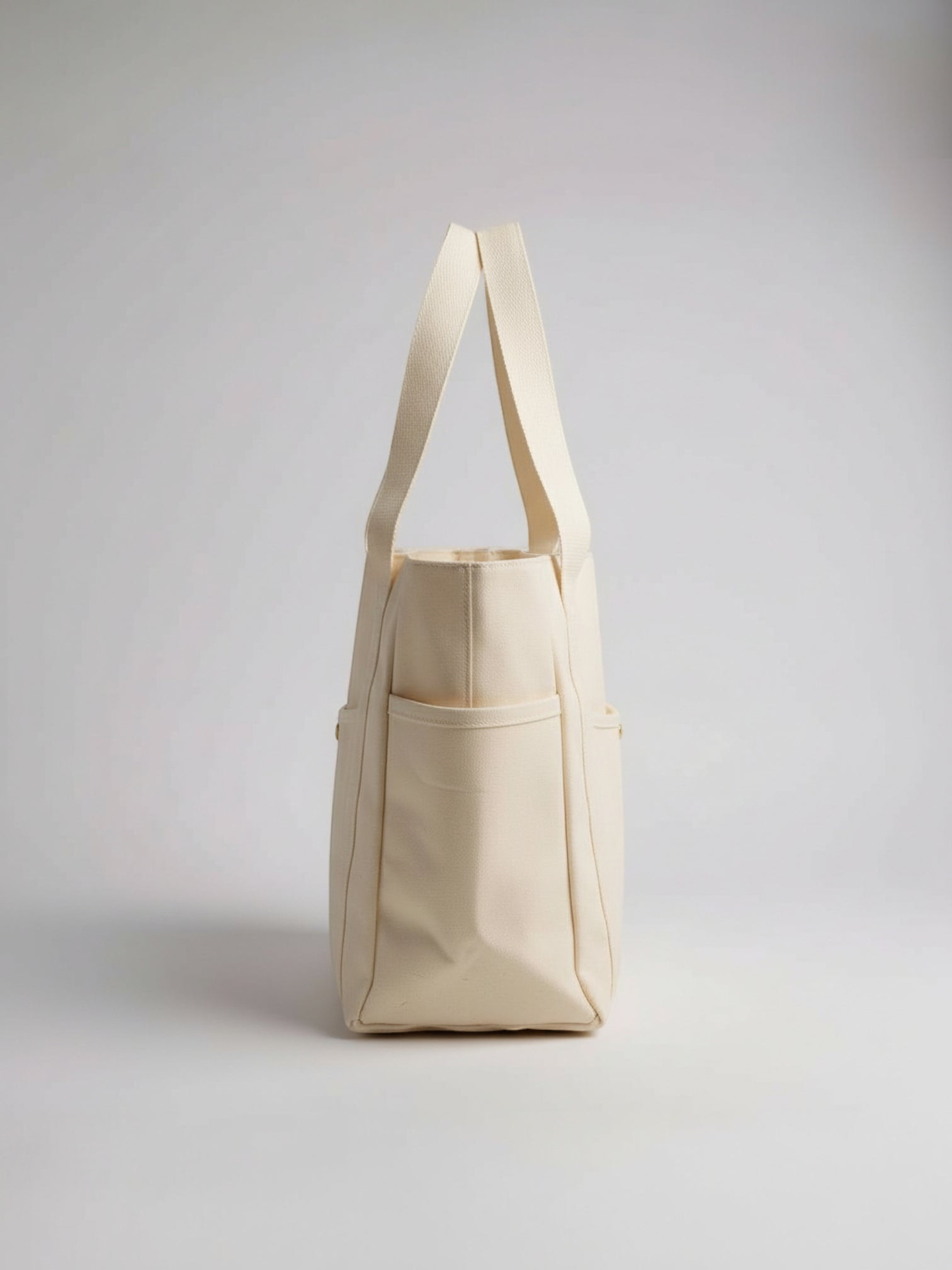 Tote Bag de Cours en Toile avec Rangement