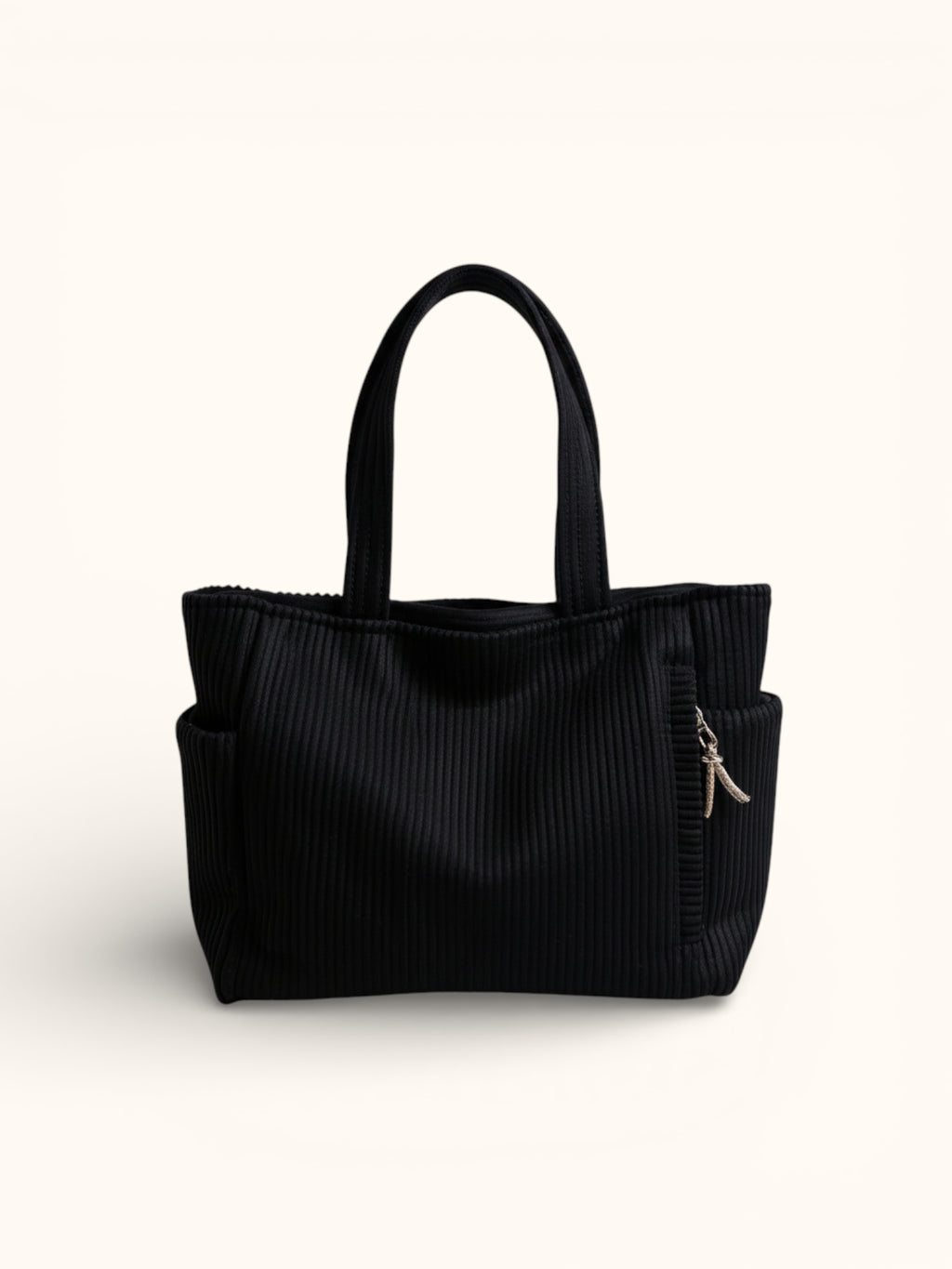 Sac cabas velours côtelé épaisse