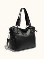 Cabas de Cours en Vegan Cuir Noir