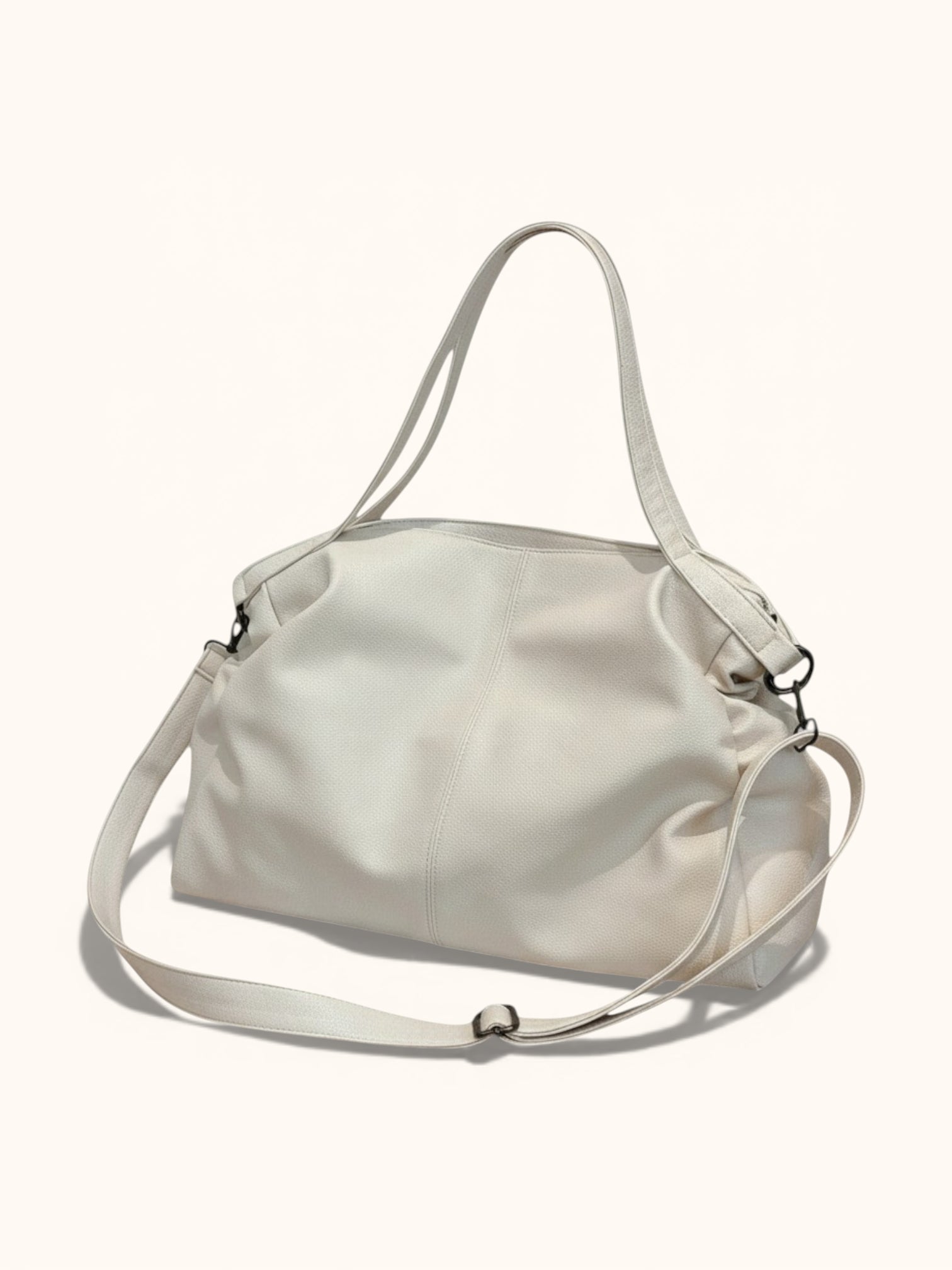 Cabas de Cours en Cuir Vegan Zipper