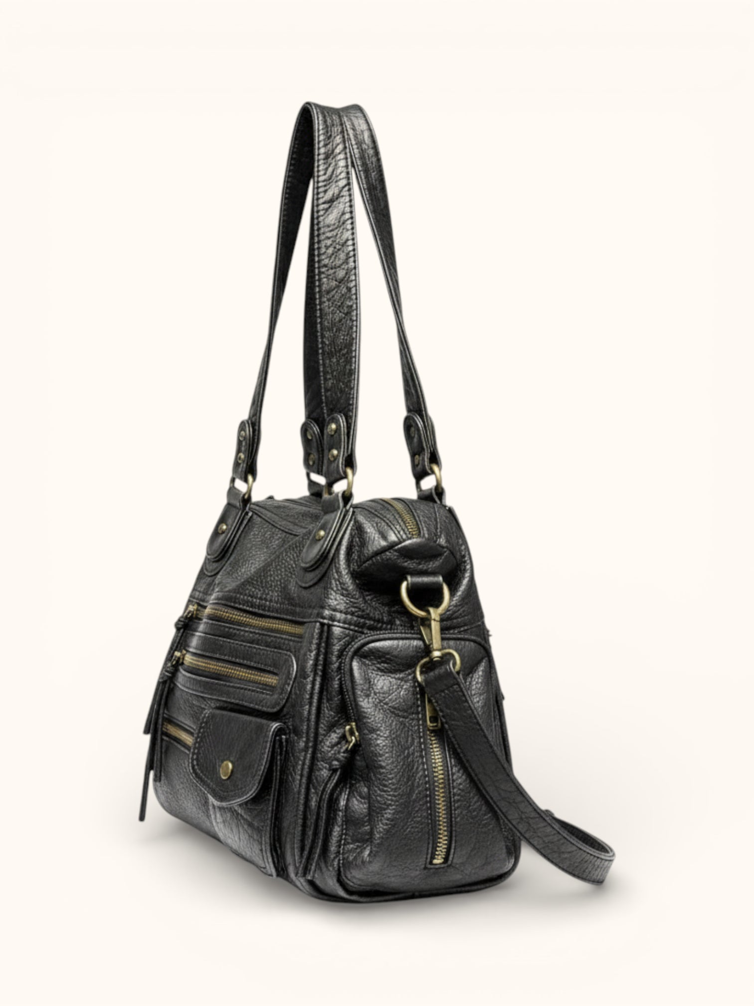 Sac de Cours en Simili cuir avec Rangement