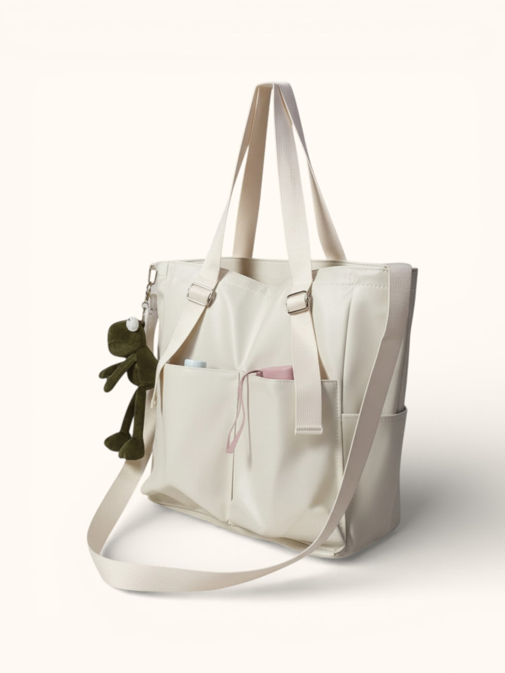 Sac de Cours en Toile avec sa Grenouille