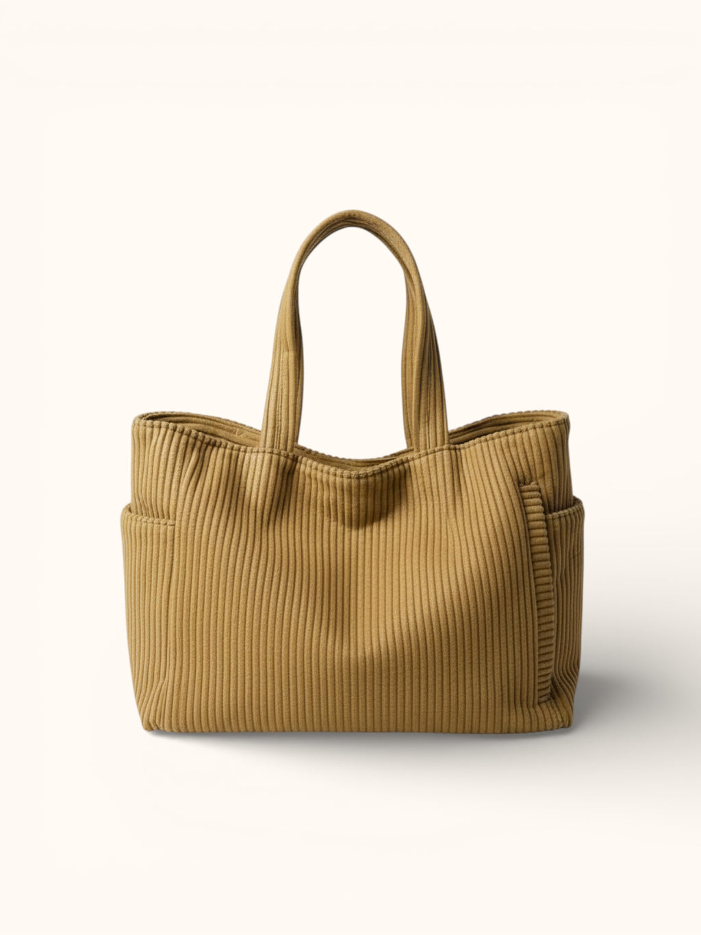 Sac cabas velours côtelé épaisse