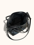 Cabas de Cours en Cuir Vegan Zipper