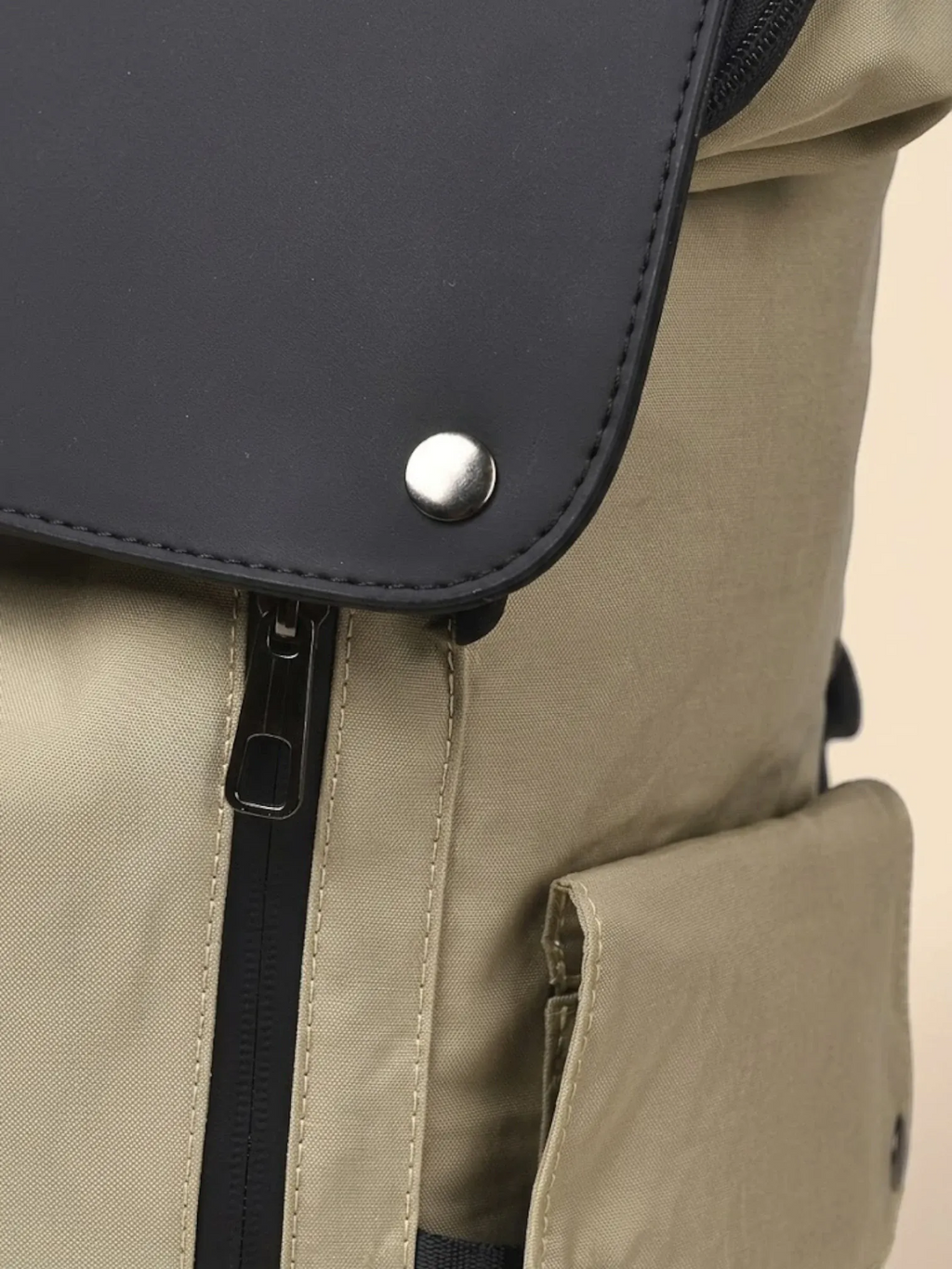 Sac à Dos Confort Ordinateur a Rabat Kaki / 16 pouces