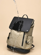 Sac à Dos Confort Ordinateur a Rabat Kaki / 16 pouces