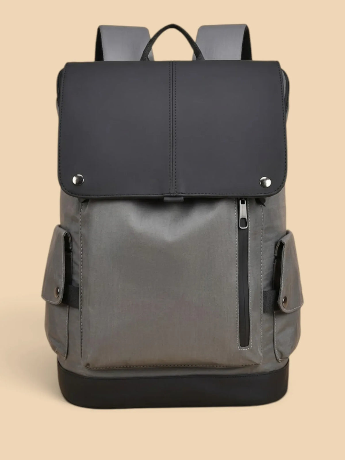 Sac à Dos Confort Ordinateur a Rabat Gris / 16 pouces
