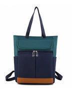 Sac a Dos de Cours Vintage Blue