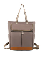 Sac a Dos de Cours Vintage Khaki