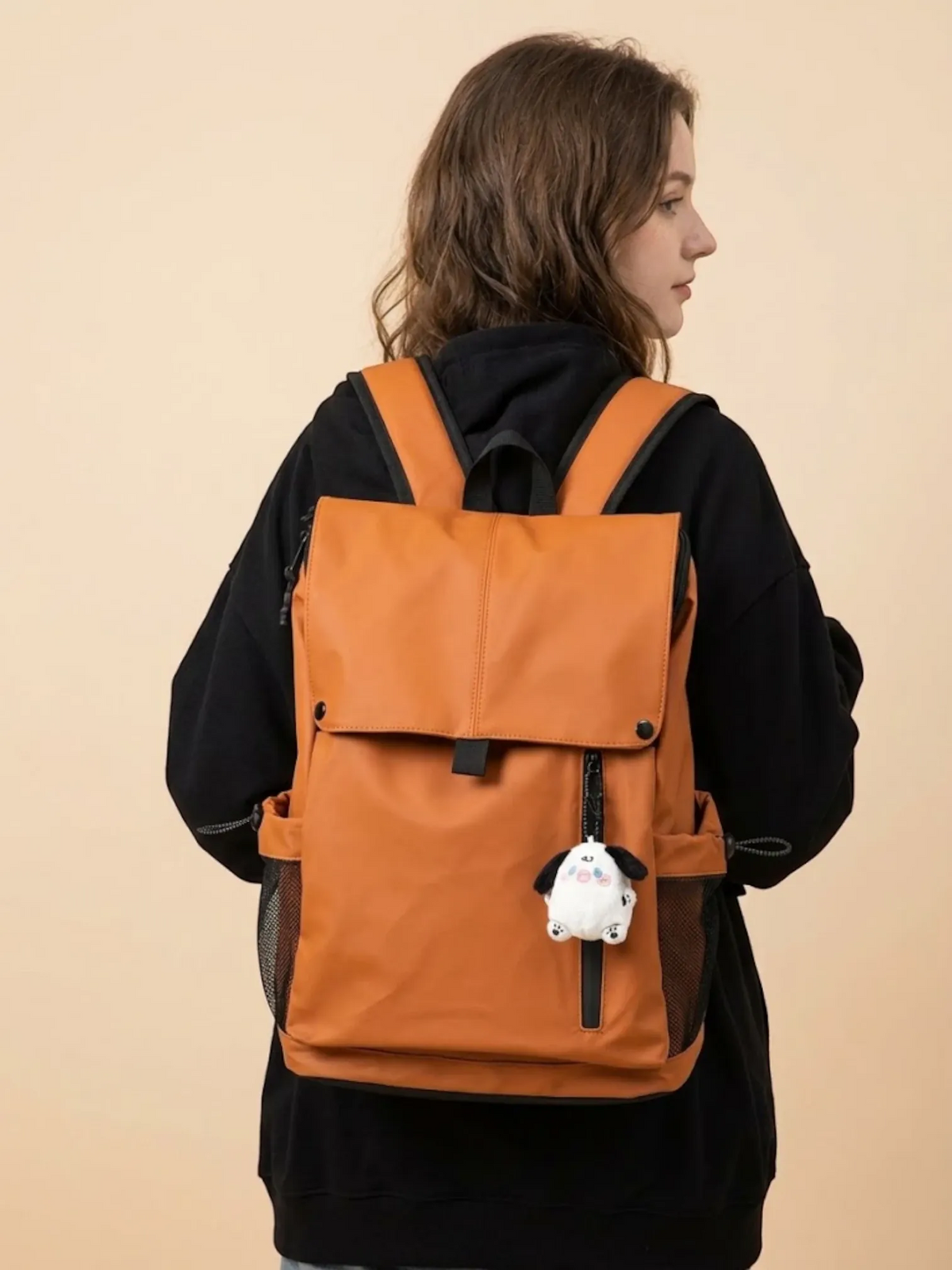 Sac a dos femme ordinateur portable imperméable Camel