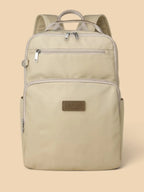 Sac à dos femme organisateur ordinateur portable voyage Beige