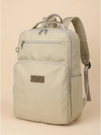 Sac à dos femme organisateur ordinateur portable voyage Beige