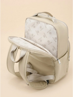 Sac à dos femme organisateur ordinateur portable voyage Beige