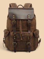Sac à Dos Femme Urbain Simili Cuir Ordinateur Marron / 16 pouces