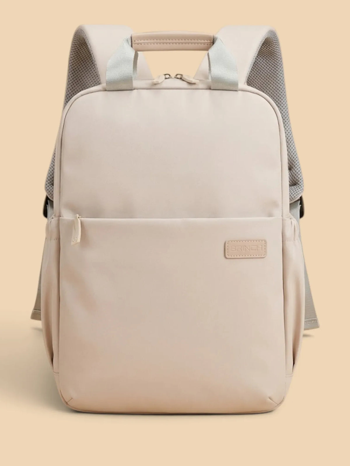 Sac à dos femme voyage ordinateur trolley compatible Beige / 14/16 pouces