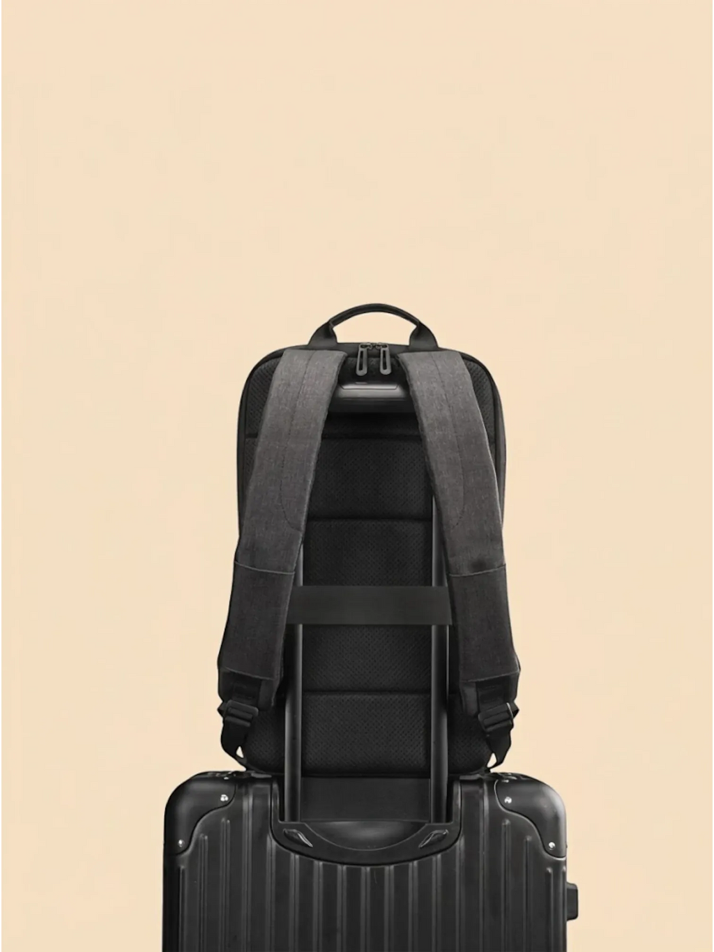 Sac a dos ordinateur antivol gris Gris / 15 pouces