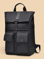 Sac a dos ordinateur femme étanche design Noir / 16 pouces